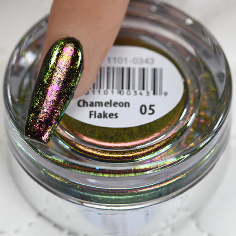 Cre8tion Nail Art Chameleon Flakes, 0.5g, CF05, 1101-0343 KK0906 